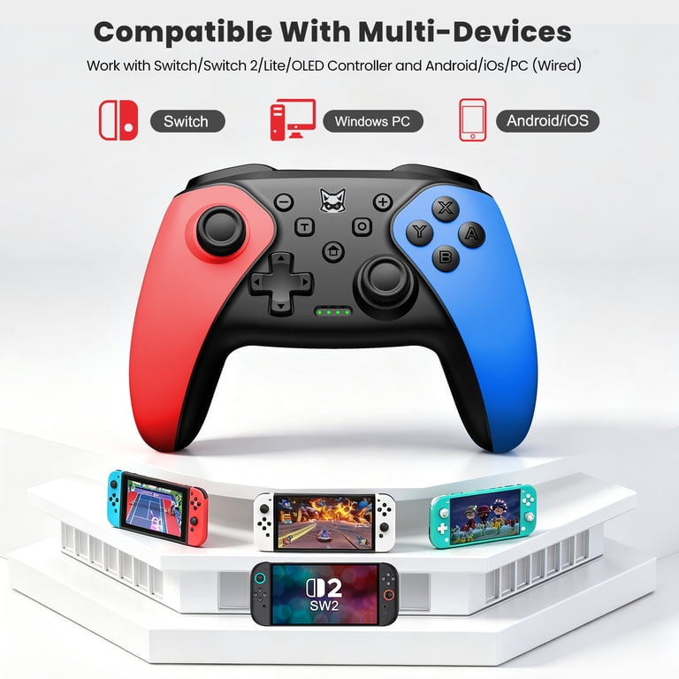 QQV Wireless Switch Controller, Programmable, Turbo, 15h Battery