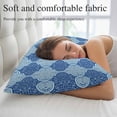 thumbnail image 5 of Blue Geometric Pillow Covers 12"x20", Retro Morocco Abstract Art Soft Brushed Microfiber Breathable Throw Pillow Covers, Decorative Pillowcase with Zipper for Couch Sofa Bedroom Living Room, 5 of 9