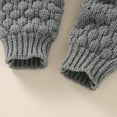 thumbnail image 6 of Baby Rompers Caps Clothes Sets Newborn Girl Boy Knitted Jumpsuits Outfits Autumn Winter Long Sleeve Toddler Infant Overalls 2pcs, 6 of 6