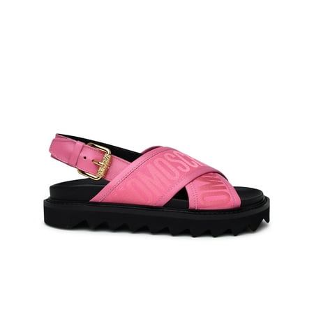 

Moschino Woman Fuchsia Leather Blend Sandals