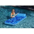 thumbnail image 3 of Colourfull Sumo Extra Large Pool Lake Float Lounger Raft for Adults  | W/Huge Headrest, Cupholders, Ice Coolers, & All Around Tie-On Grab Line | XL Spacious Design for Comfy Floating & Lounging, 3 of 5