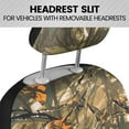thumbnail image 6 of BDK Hunter Camo Car Seat Covers Full Set with Camo Steering Wheel Cover and Seat Belt Cover Pad – Forest Camouflage Pattern, Automotive Front Seat & Bench Back Seat Cover for Cars Trucks SUV, 6 of 7