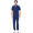Navy Blue, variant on Medical Uniform Unisex Women and Men’s V-Neck Super Stretch Scrub Set