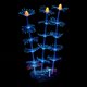 thumbnail image 1 of Adorno de planta de coral en tiras, de silicona, con efecto brillante, para pecera y acuario (azul), 1 of 3