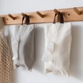 thumbnail image 1 of Caja de pañuelos de algodón, caja de almacenamiento de papel y rollo, estuche de pañuelos para cocina, dormitorio, baño, coche, 15*24 cm, blanco, gris, 1 of 4