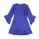 thumbnail image 2 of Vestido liso con volantes bar III para mujer azul 2, 2 of 2