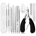 thumbnail image 1 of Kit de herramientas de pedicura Geounzay para uñas encarnadas, 11 unidades, 1 of 6