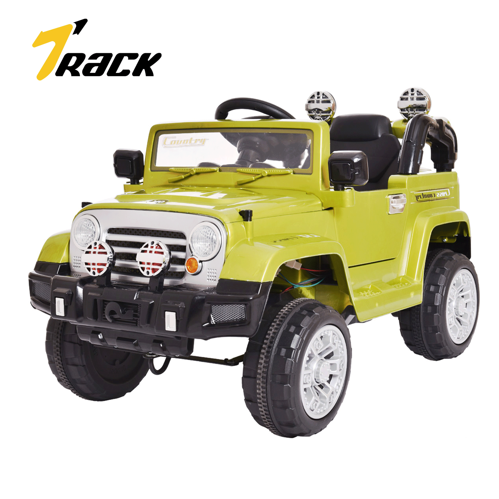 Track 7 Kids Ride on Car,12V Kids Ride on Truck,Electric Car for Boys Girls,Remote Control,Music