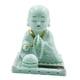 thumbnail image 3 of Figura de monje pequeño, juguete para danza del sol, decoración para salpicadero de coche, muñeco con cabeza asintiendo. Verde, 3 of 9