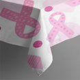 thumbnail image 3 of Pink Breast Cancer Rectangle Tablecloth 60"x84",Waterproof Polyester Rectangle Table Cloth, Wipeable Spillproof Polyester Tablecloth for Dining, Camping, Indoor and Outdoor, 3 of 5