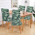 thumbnail image 2 of Yayeee 4 Pack Dining Chair Covers Stretch Parson Chairs Slipcovers Seat Protector, Forest Camouflage Pattern, 2 of 6