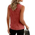thumbnail image 5 of Resicozy Womens Cotton Linen Tank Tops 2026 Summer Casual Comfy Sleeveless Linen Shirts Loose Lightweight Gauze Cami Wine S, 5 of 6