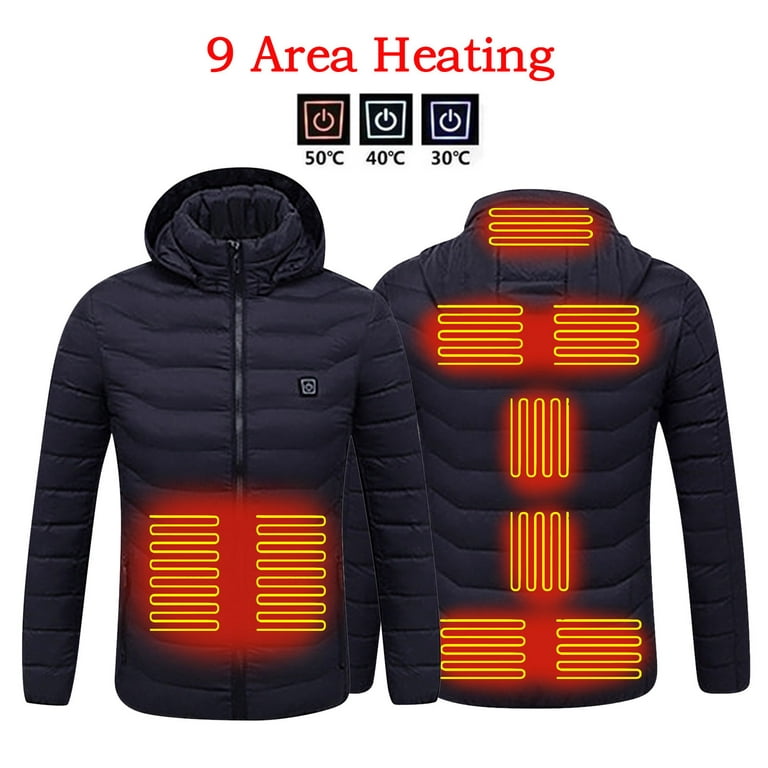 TOTO Jackets Coats For Women Crew Neck Long Sleeve Heated Outdoor