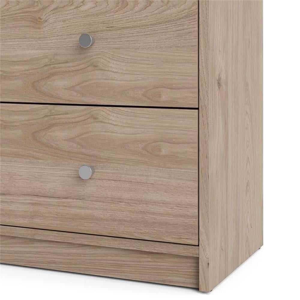Pemberly Row 2PC Dresser and Nightstand Bedroom Set in Jackson Hickory