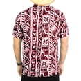 thumbnail image 2 of HAPPY BAY Men's Regular Beach Front Pocket Casual Shirts XL Red, African Tribal Summer Vacation Holiday, 2 of 5