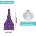 thumbnail image 4 of Picia Purple Glitter Printed Preemie Hats for Baby Girls Cotton Premature Knot Hats Newborn Hospital Cap Warm Knot Beanie Nicu for Preemie Girls and Boys, 4 of 6