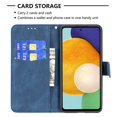 thumbnail image 2 of Dteck Case for Samsung Galaxy A52 5G/4G 6.5-inch,Magnetic Butterfly Patterned PU Leather Wallet Card Holder Flip Hybrid Rubber Case Protective Shockproof Kickstand Cover,Darkblue, 2 of 5