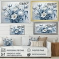 thumbnail image 4 of Designart "Blue-White Tulip Artistry" Tulips Wall Art Prints, 4 of 7
