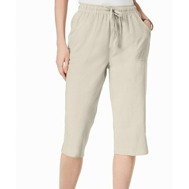 Karen Scott - Womens Pants Plus Capris Cropped Stretch 2X - Walmart.com ...