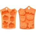 thumbnail image 3 of Molde de silicona para Halloween LzGUNGY escoba calabaza rana bruja herramienta para hornear, 3 of 5