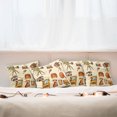 thumbnail image 4 of Ambesonne Vintage Throw Pillow Cover 4 Pack, Retro Old Technology, 18", Cream and Pale Caramel, 4 of 5