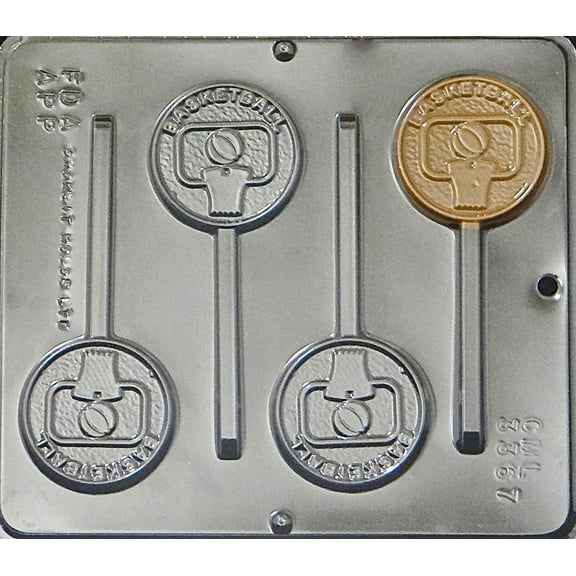 3366 Wrestler Lollipop Chocolate Candy Mold
