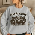 thumbnail image 2 of WEAIXIMIUNG Robe Sweat à Manches Courtes Drôle Bohème Mignon Restez Sans Capuche Surdimensionné, 2 of 4