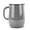 Ash Gray, variant on Water Jug Enameled Steel Jug 84.5 fl oz Saxony Enamelware Jug with Handle Serving Kitchen Jug