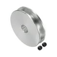 thumbnail image 3 of Uxcell V-Type Pulley 8mm Bore 41mm Outer Dia Single Groove Aluminum Alloy for 4-5MM PU Round Belt, 3 of 5