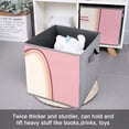 thumbnail image 5 of Set of 6 Collapsible Oxford Fabric Storage Cubes with Handles, Foldable Closet Organizer Bins for Clothes, Toys, Shelves, Home & Kitchen Cat Bread Meme, 5 of 7