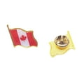 thumbnail image 7 of Brooch Pin for Canada Flag Patriotic Lapel Canadian National Emblem Idea for Proud Canadians, 7 of 7