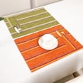 thumbnail image 5 of vnanda Heat Insulation Mat Stripe Print Table Placemat Heat Insulation Non-slip Waterproof Wear Resistant Kitchen Accessories Non-slip Placemat, 5 of 8