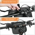 thumbnail image 5 of Bolsa para manillar de bicicleta de 6 l, bolsa delantera impermeable para bicicleta, bolsa para cesta de bicicleta de gran capacidad, bolsas para manillar con soporte para teléfono, bolsa de almacenamiento para bicicleta de carretera, bicicleta eléctrica esquí esquí Gafas de esquí, 5 of 5