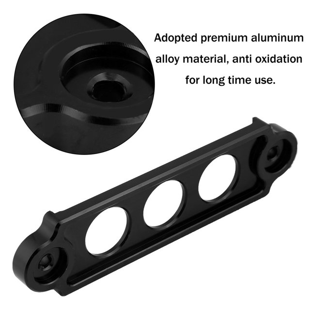 Battery Bracket, Car Racing Battery Tie Down Hold Bracket Lock Anodized for CRX 1988-2000