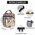 thumbnail image 6 of Zootopia Insulated Lunch Bag Cartoon Backpack, Reusable Thermal Cooler Tote for School Picnic Travel, Water Resistant Zipper Lunch Box Carry Bag Large Capacity Reusable Cooler Bag 11488-A27, 6 of 6