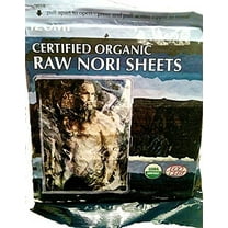 Raw Organic Nori Sheets 10 qty Pack - Certified Vegan, Raw, Kosher Sushi Wrap Papers - Premium Unheated, Un Cooked, untoasted, dried - RAWFOOD