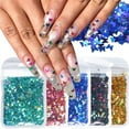 thumbnail image 1 of SPRING PARK Nail Glitter Sequins Holographic Laser Butterfly Flakes Nail Art 3D Decoration, 1 of 7