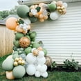 thumbnail image 4 of MMTX Sage Green Balloon Garland, Olive Green Balloon Arch Set with Sage Green Mint Gold Balloons Decoration for Wedding Baby Shower Birthday, Safari Party, 4 of 10