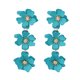 thumbnail image 1 of Pendientes colgantes de pétalos florales mate de crisantemo TUNC, joyería de boda Tropical bohemia elegante, 1 of 4
