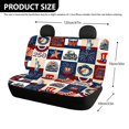 thumbnail image 4 of POLERO USA 250th Anniversary Patchwork Back Seat Covers with SUV Car, Waterproof All Weather Bench Seat Covers(2 Pcs), 4 of 7