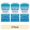 (3 pack) Refresh Contacts Contact Lens Comfort Drops, 0.4 fl oz (12mL) Sterile