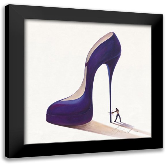 Panasenko, Inna 12x12 Black Modern Framed Museum Art Print Titled - Conquistatore selvaggio