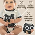thumbnail image 2 of LazyOne Cute Unisex Baby Bodysuit, Cute Animal Designs, 6-18 Months, Bear Cub (6 Month), 2 of 6