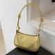 thumbnail image 1 of Bolso de axila de moda para mujer, bolso cruzado con patrón de cocodrilo para regalo (dorado), 1 of 9