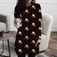thumbnail image 4 of Camiseta con cuello redondo para mujer, ropa de calle elegante con estampado de Hello Kitty, informal, holgada, Y2K, Otoño, 2023, 4 of 4