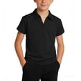 thumbnail image 2 of Ahabrexf Short Sleeve Top for Boys Button Up Striped Casual T Shirt Cotton Pullover Medium to Large, 2 of 7