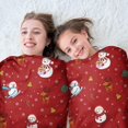 thumbnail image 5 of Red Christmas Snowman Pattern Round Blanket,Comfortable Soft Flannel Throw Blanket,All Season,Warm Lightweight Blankets for Sofa Bed Couch Living Room Chair 47"x47", 5 of 5