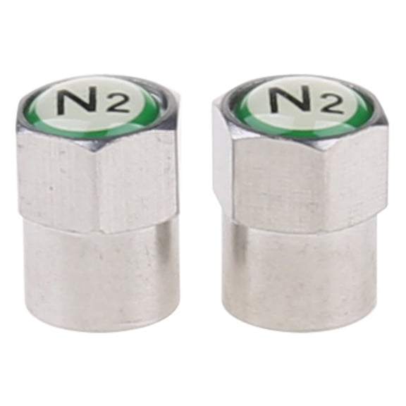 TwhqxjCN 2Pcs/Set Car Auto for Stem Cap N2 Tire Insert Cover