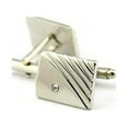 thumbnail image 3 of Bar Clasp Clip Set Modish Polished Gold Tone Gift Cufflinks Tie Metal Men S, 3 of 5
