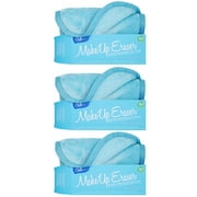 (3 Pack) MakeUp Eraser, Erase All Makeup With Just Water, Including Waterproof Mascara, Eyeliner, Foundation, Lipstick and More